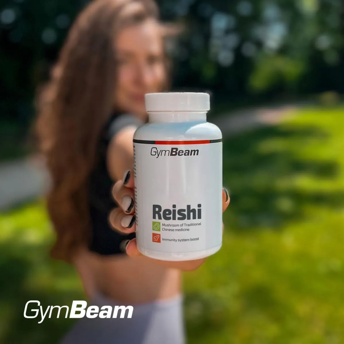 GymBeam Reishi Kapseln 90 Kapseln Immunsystem