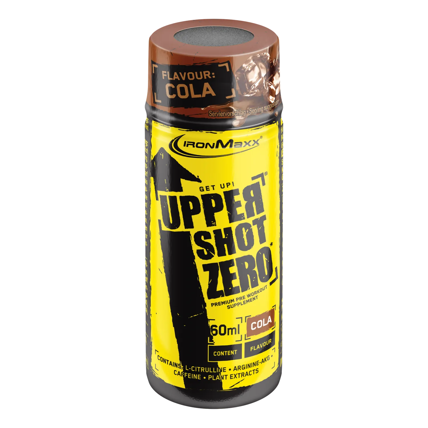 IronMaxx Upper Shot ZERO Booster 60 ml Cola koffeinhaltig