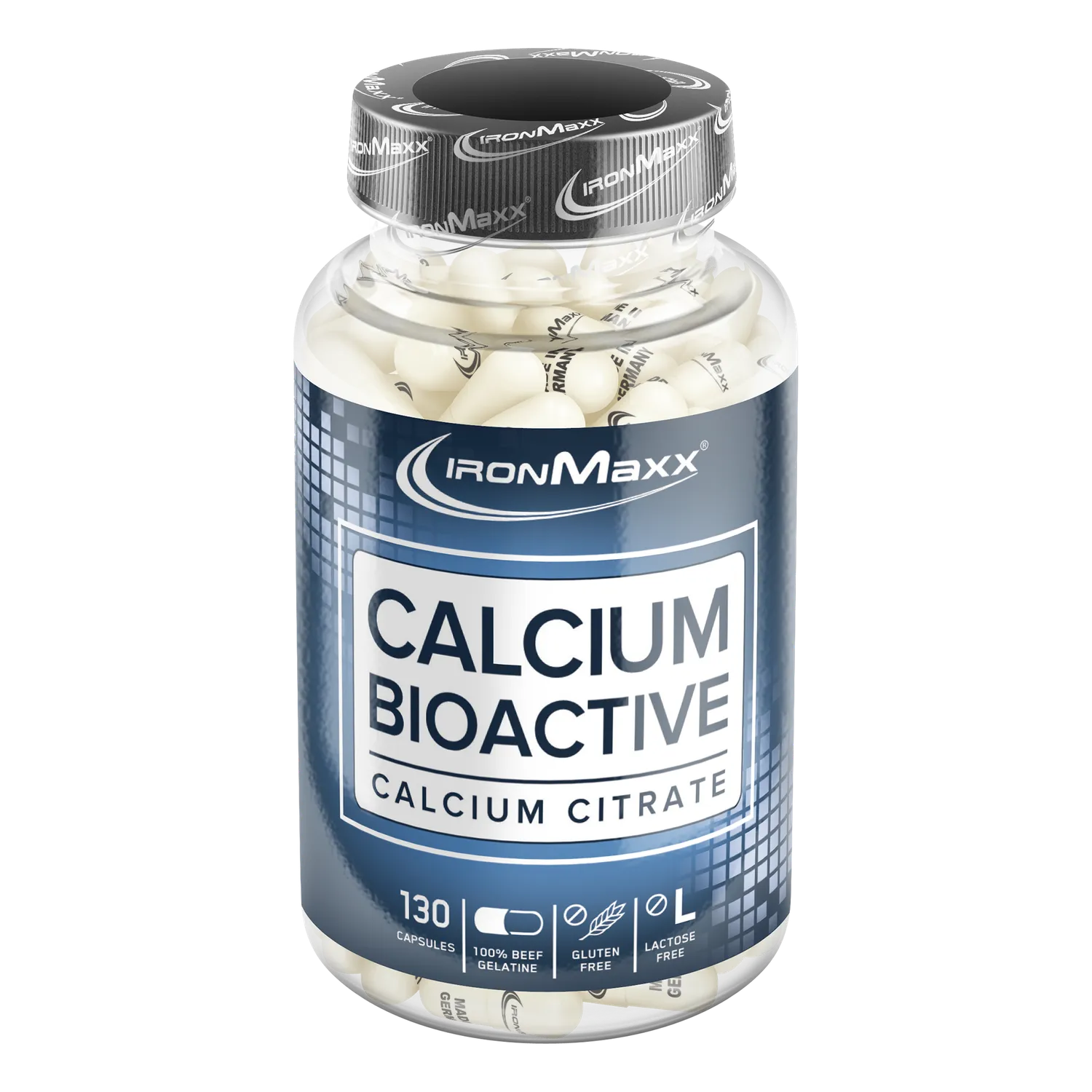 IronMaxx Calcium Bioactive Calcium-Kapseln 130 Stk hochdosiert