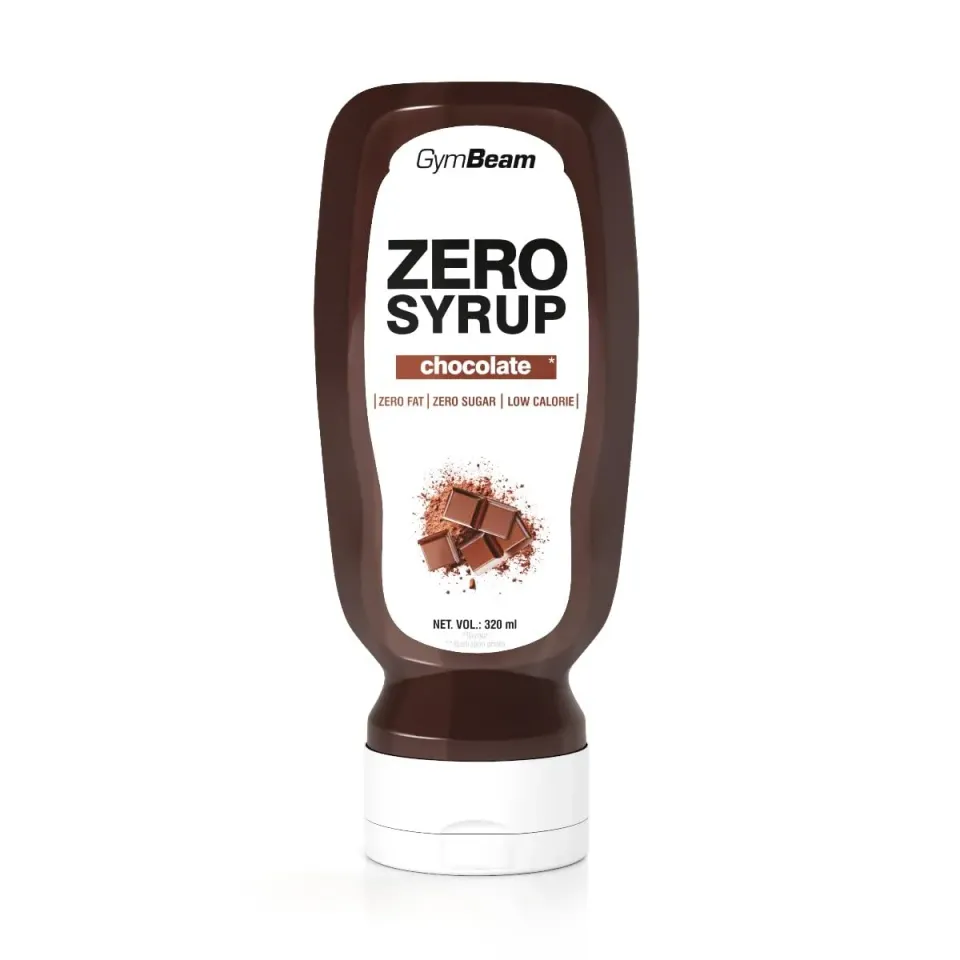 GymBeam Zero Syrup Schokolade 320ml zuckerfrei