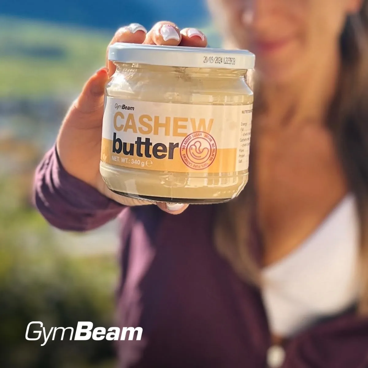 GymBeam Cashewbutter Cashewmus 340 g 100 %