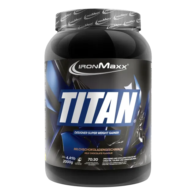 IronMaxx Titan V2.0 Weight Gainer 2000g Vanille Masseaufbau