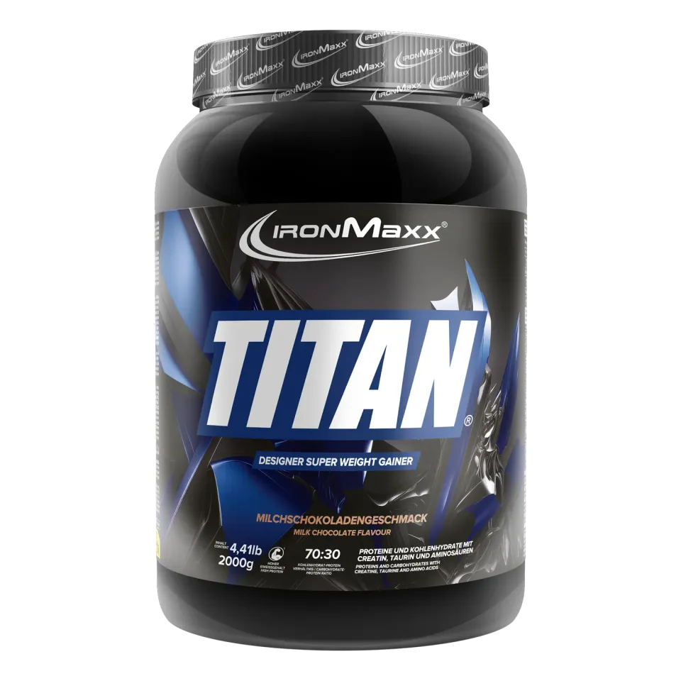 IronMaxx Titan V2.0 Weight Gainer 2000g Vanille Masseaufbau