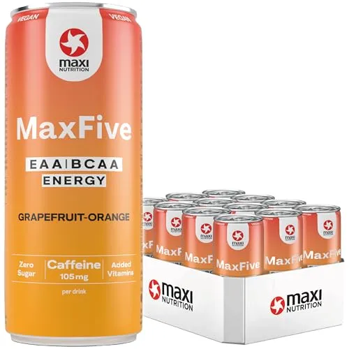 MaxiNutrition MaxFive EAA Drink 12x330ml Grapefruit-Orange vegan