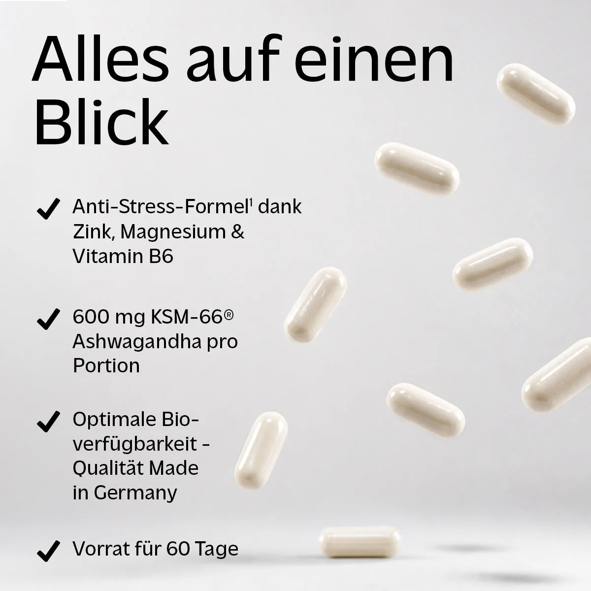 Rocka Nutrition Ashwagandha Complex Kapseln 120 Stück vegan