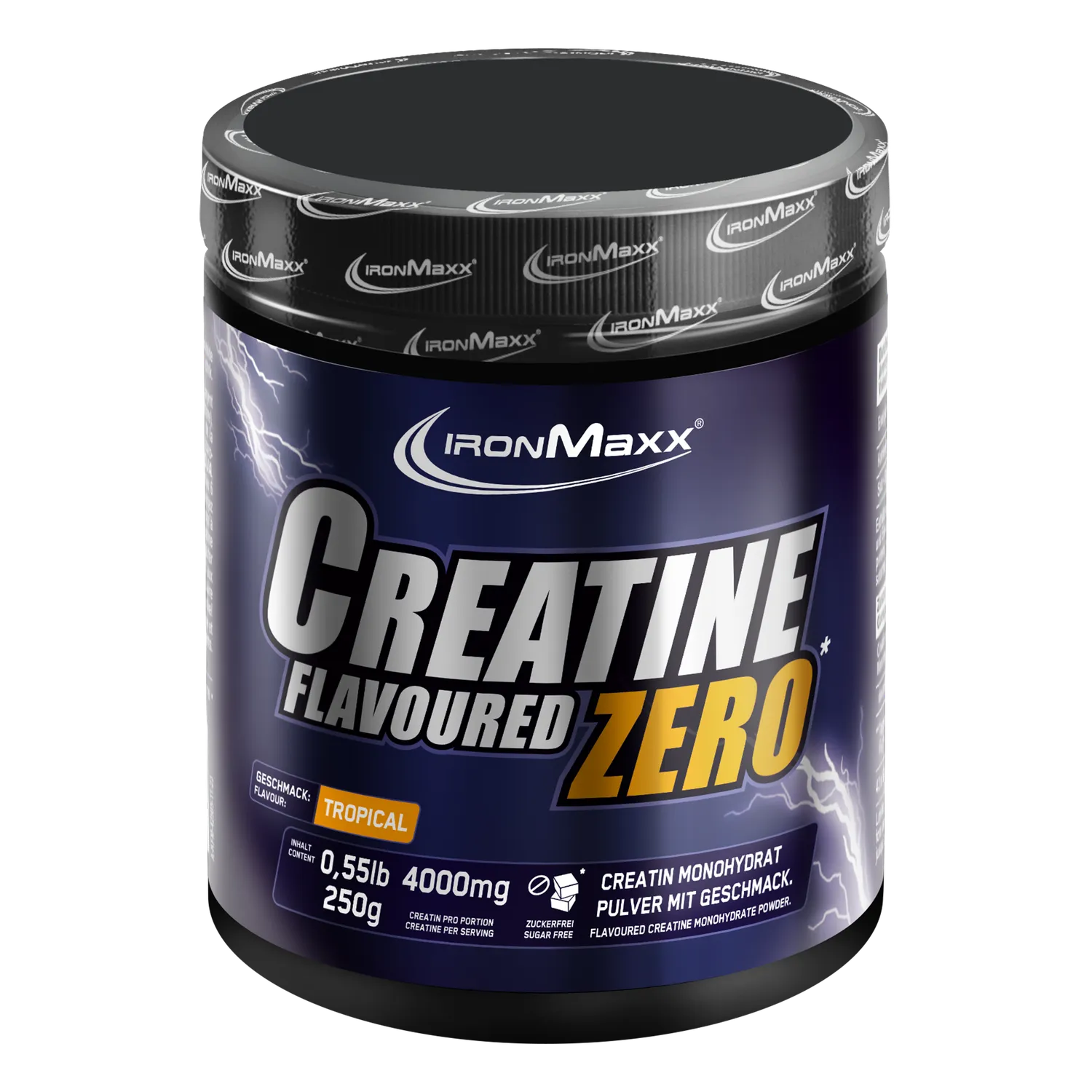 IronMaxx Creatine Flavoured Zero Tropical 250g zuckerfrei