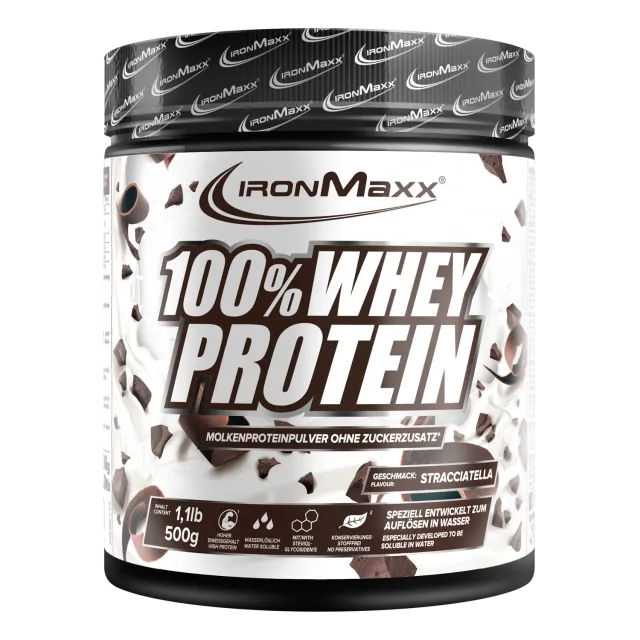 IronMaxx 100% Whey Protein Stracciatella 500g zuckerfrei