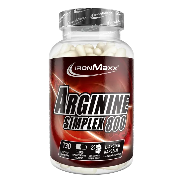 IronMaxx Arginin Simplex 800 Kapseln 130 Stk L-Arginin