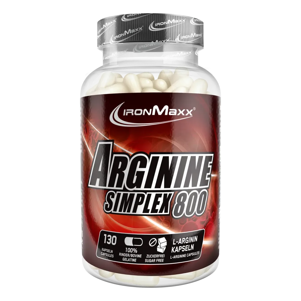 IronMaxx Arginin Simplex 800 Kapseln 130 Stk L-Arginin