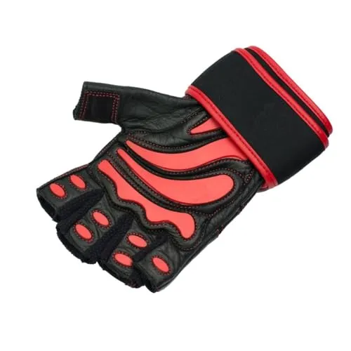 GymBeam Arnold Trainingshandschuhe Rindsleder Größe M