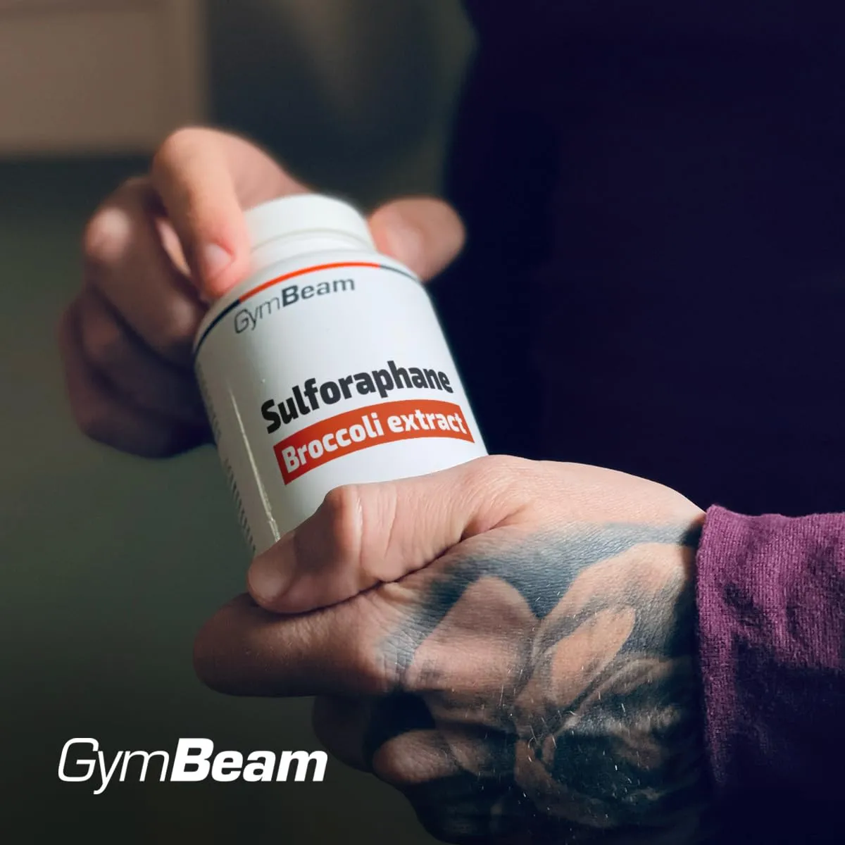 GymBeam Brokkoli-Extrakt Kapseln 90 Stk Sulforaphan
