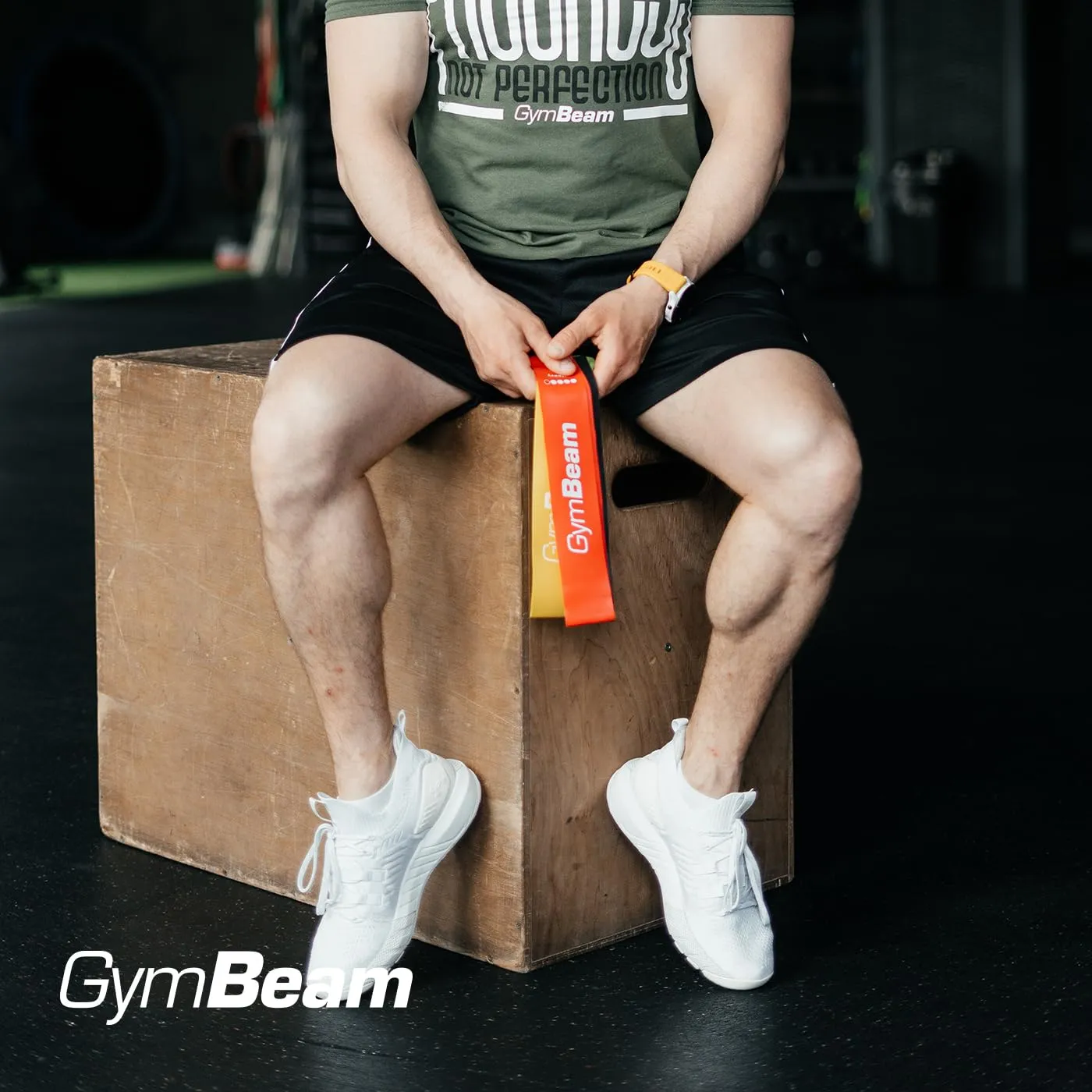 GymBeam Fitnessbänder 5er-Set Widerstandsbänder 5 Stärken