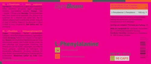 GymBeam L-Phenylalanin Kapseln 90 Caps vegan