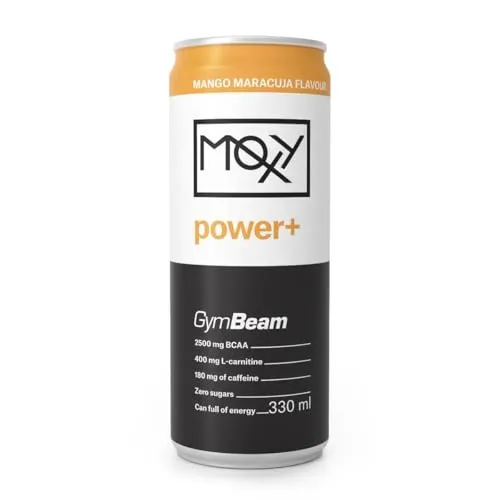 GymBeam MOXY Power+ Energy Drink 24x330 ml Wild Berries