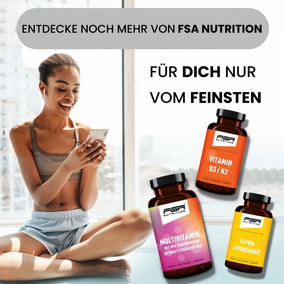 FSA Nutrition MSM Kapseln 1200 mg hochdosiert Schwefel