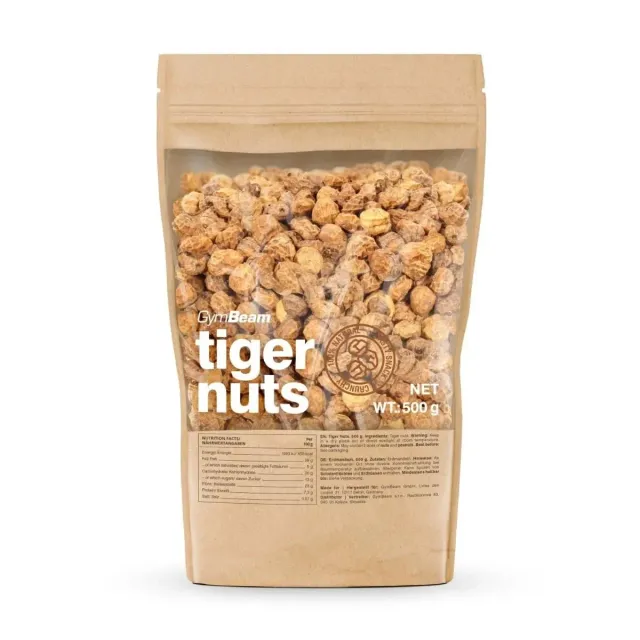 GymBeam Erdmandeln Tigernüsse Snack 500 g ballaststoffreich