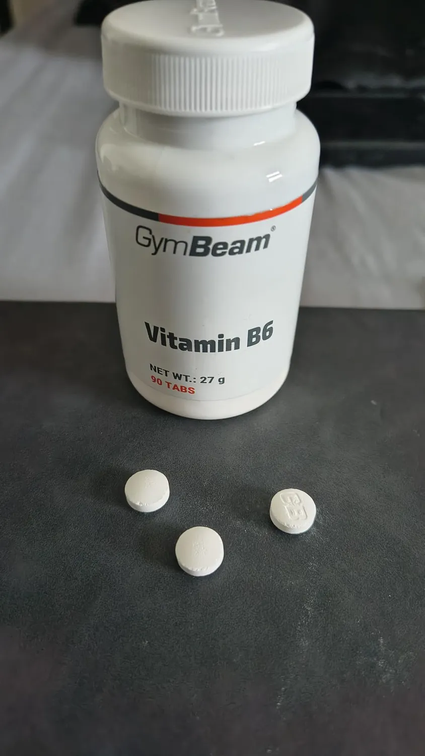 GymBeam Vitamin B6 Kapseln 90 Stück für Nerven
