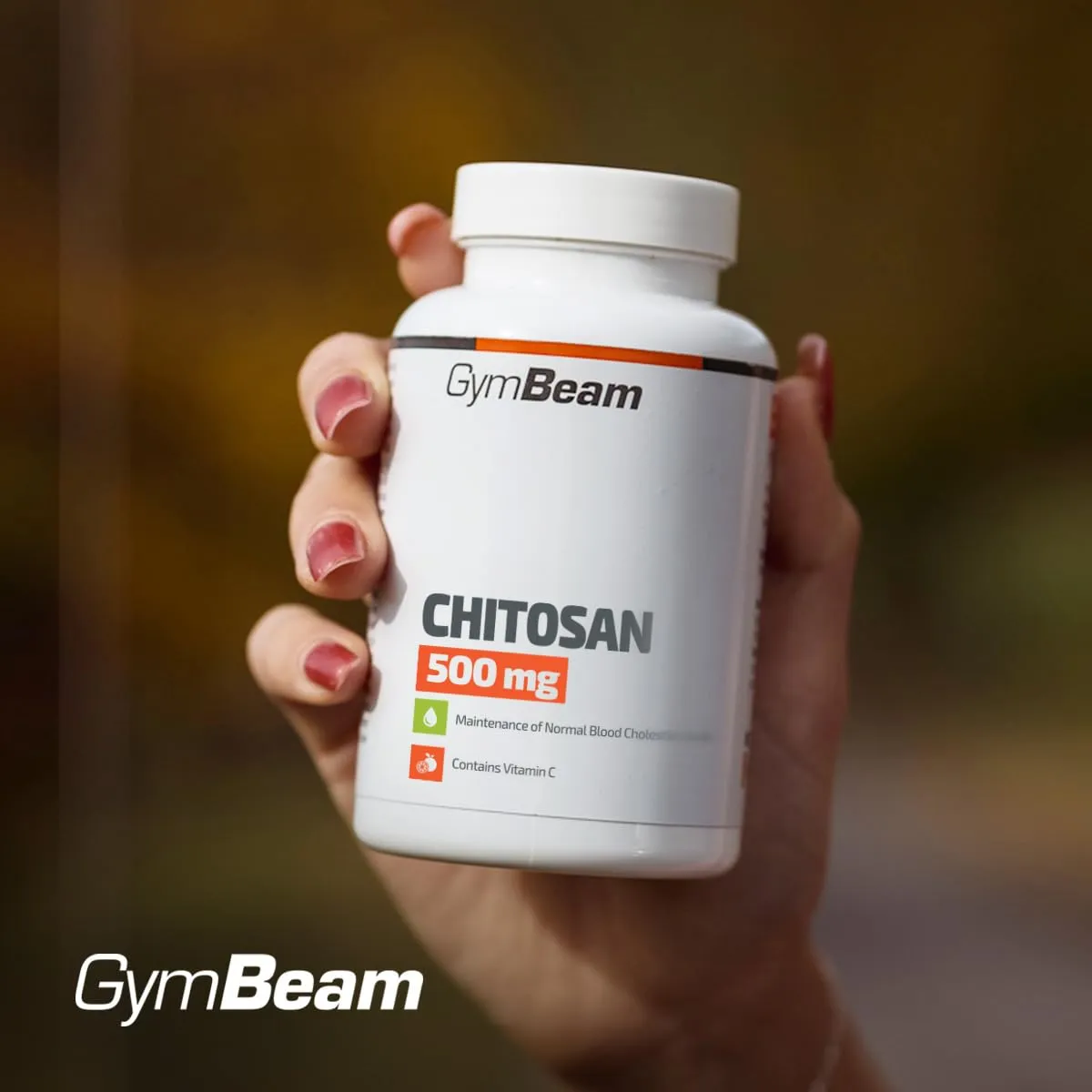 GymBeam Chitosan Tabletten 120 Stück mit Vitamin C