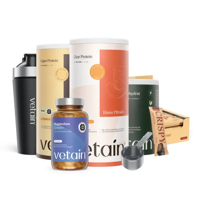Vetain Performance Pro Bundle vegan mit Shaker