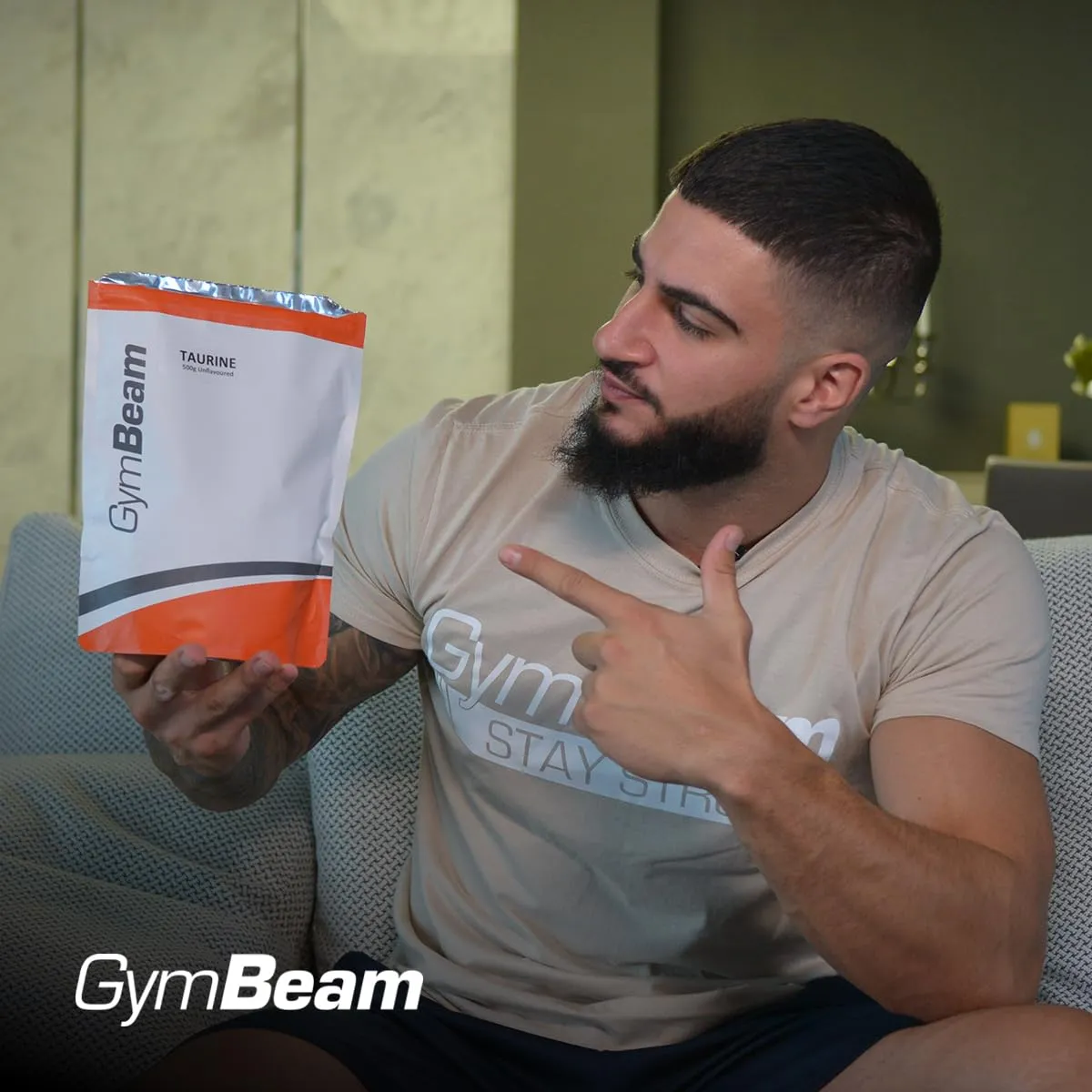 GymBeam Taurin Pulver vegan 250g