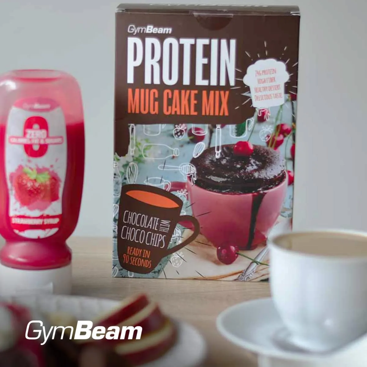 GymBeam Protein Mug Cake Mix 500g Chocolate Choco Chips