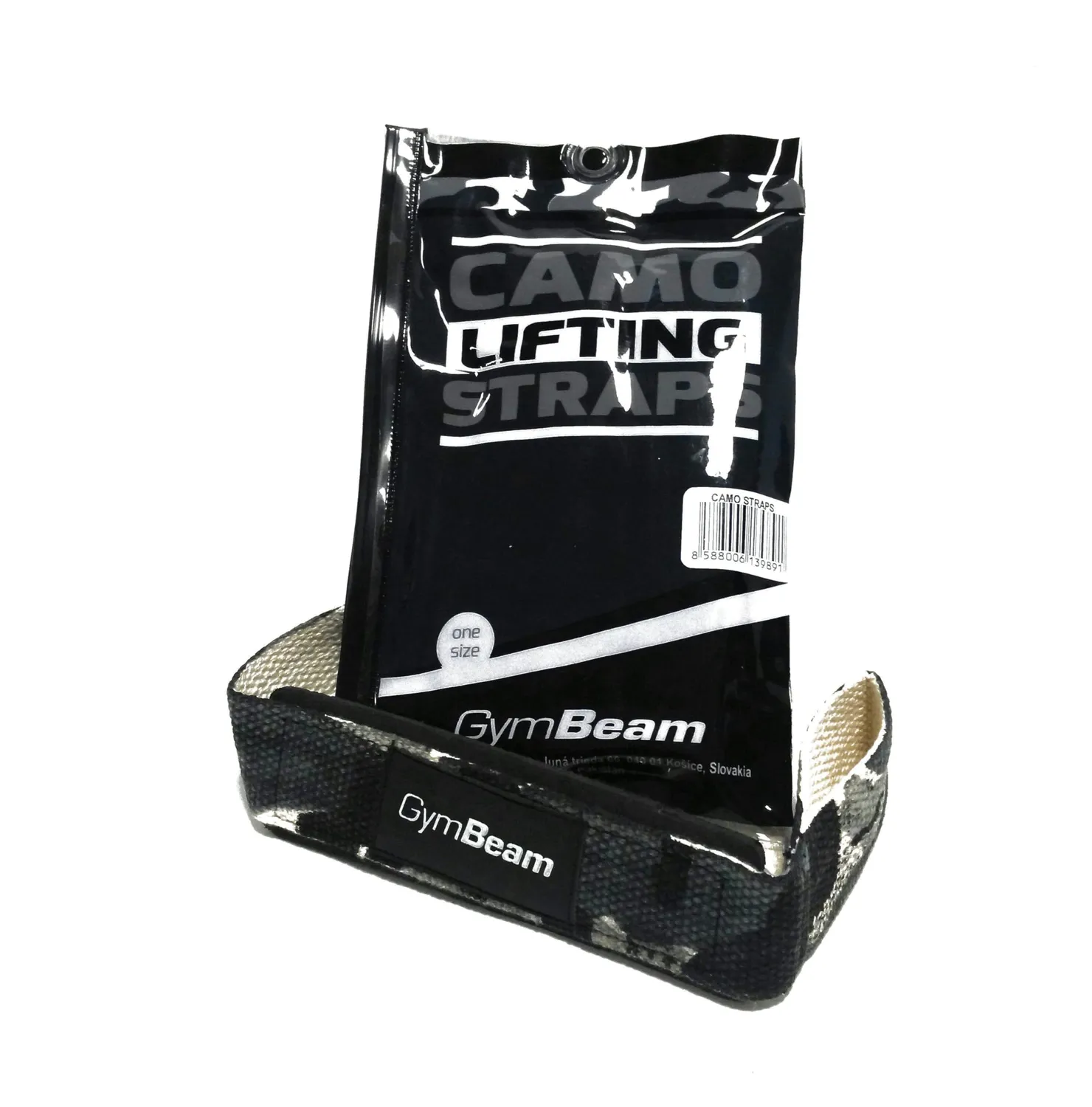 GymBeam Camo Handgelenkbandagen mit Schlaufe