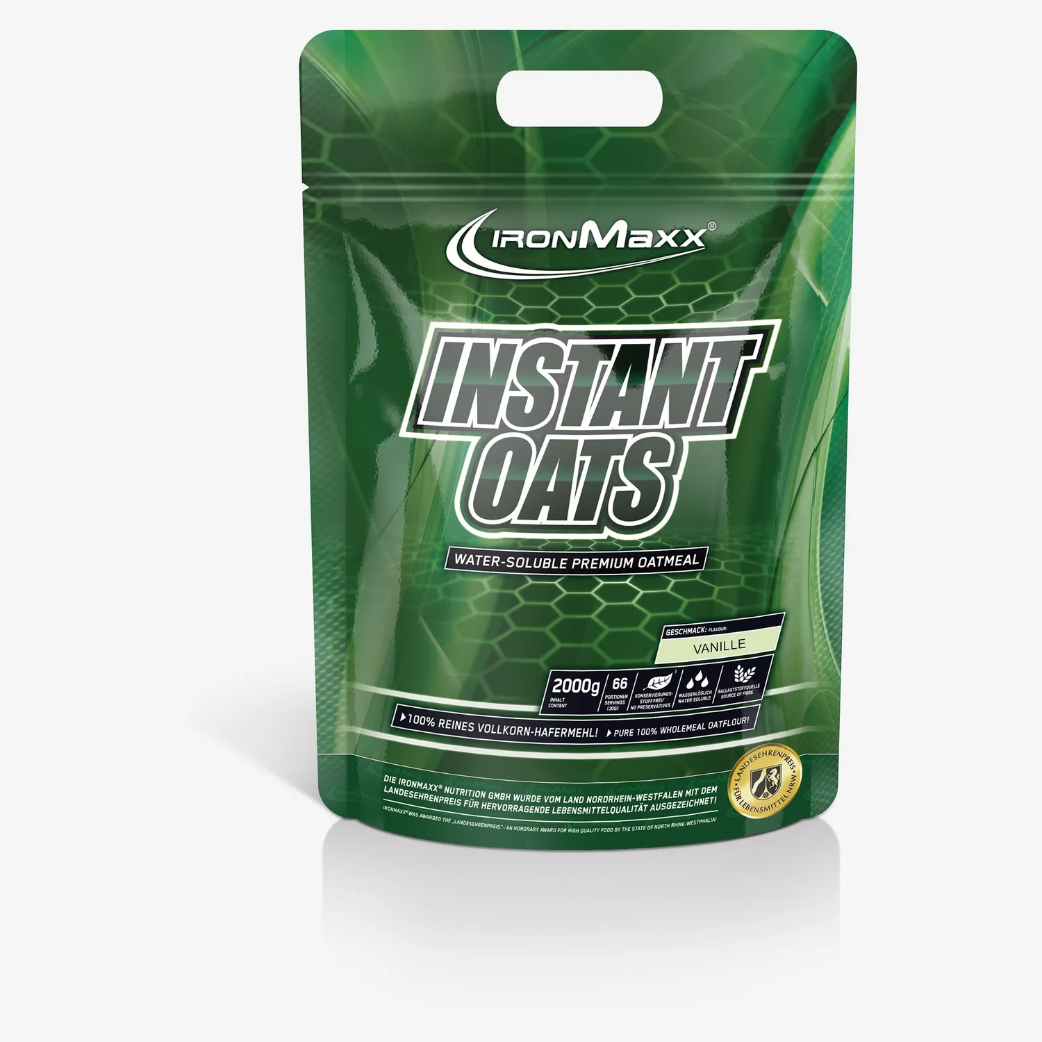 IronMaxx Instant Oats 2000g Vanille Kohlenhydrate