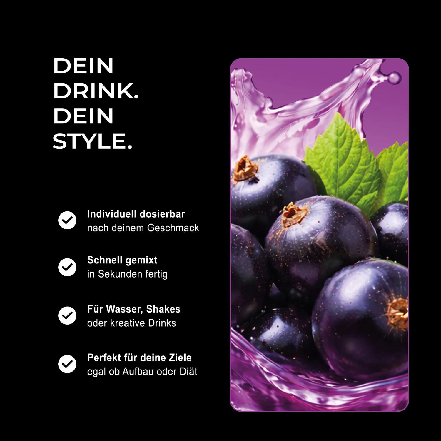 Neosupps Zero Sirup Cassis 65ml kalorienfrei