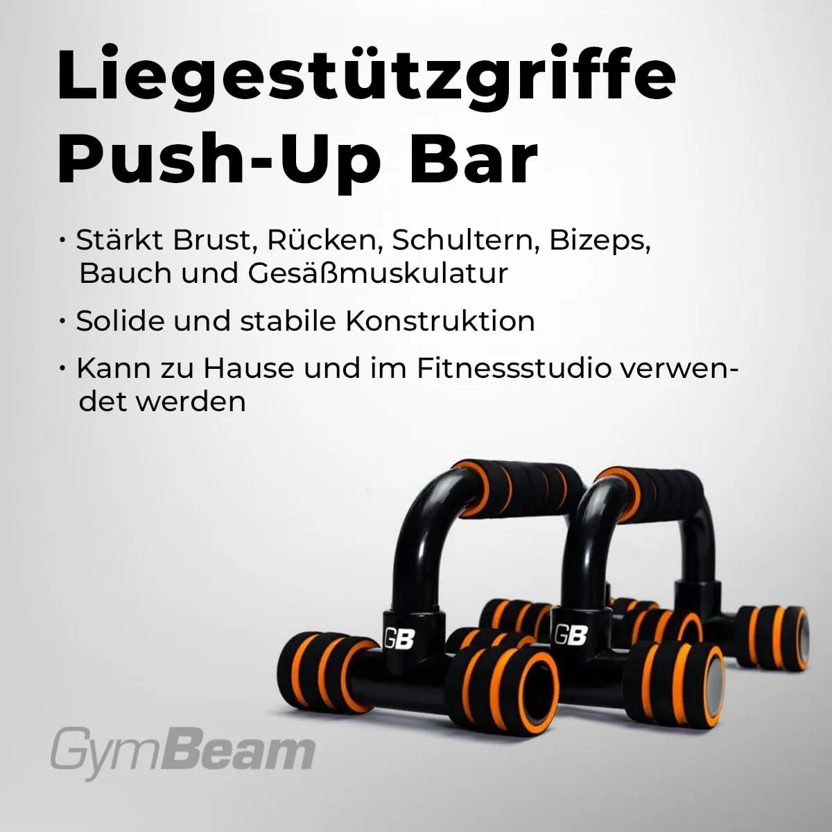 GymBeam Liegestützgriffe Push Up Bars Calisthenics gelenkschonend