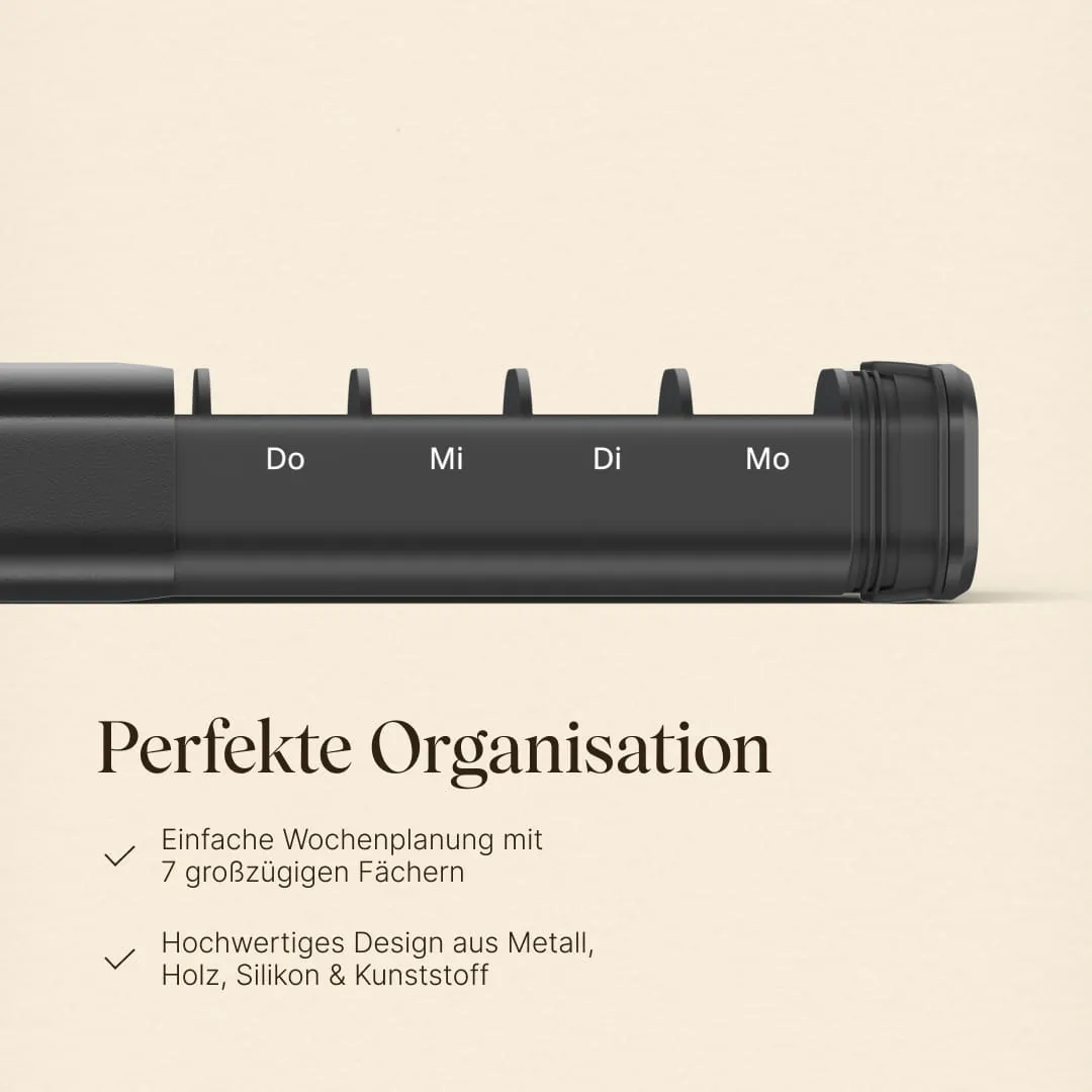 Vetain Tablettenbox 7 Tage Pillenbox