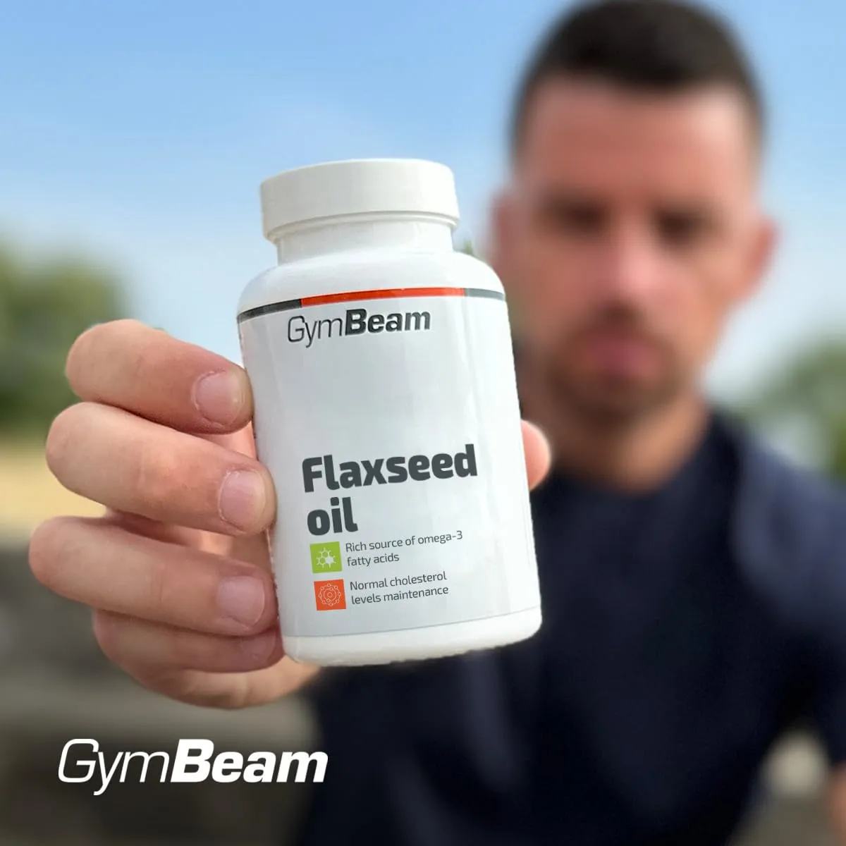 GymBeam Leinöl Kapseln 90 Caps Omega 3-6-9