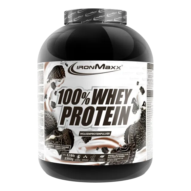 IronMaxx 100% Whey Proteinpulver 2350 g Cookies and Cream