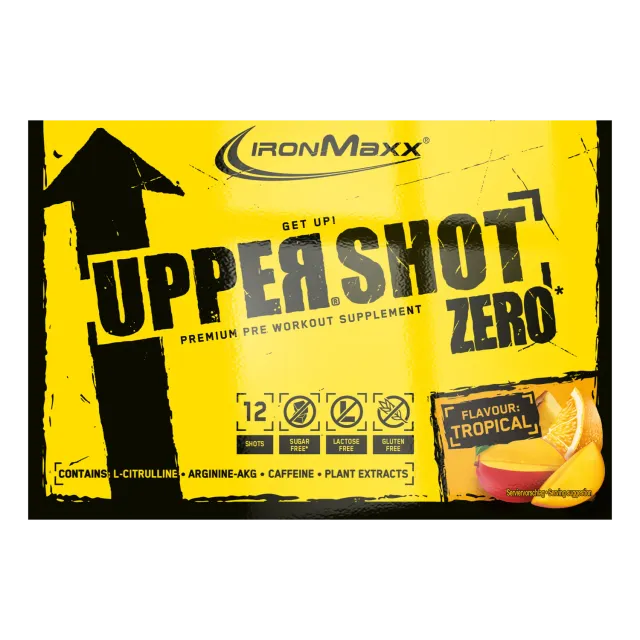 IronMaxx Upper Shot ZERO Booster 12x60ml Tropical zuckerfrei