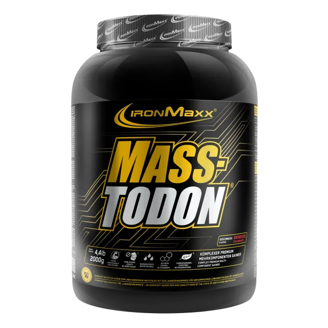 IronMaxx Masstodon Weight Gainer 2000g Erdbeere