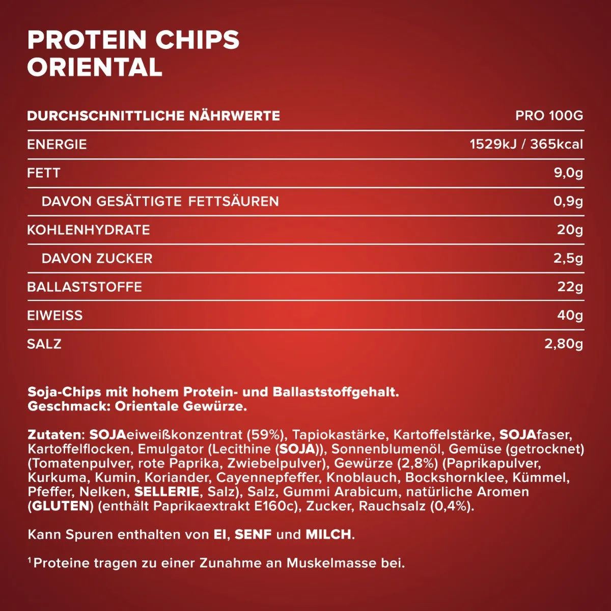 IronMaxx Protein Chips 40 Oriental 50 g