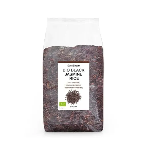 GymBeam BIO Schwarzer Jasminreis 500 g ungeschält glutenfrei
