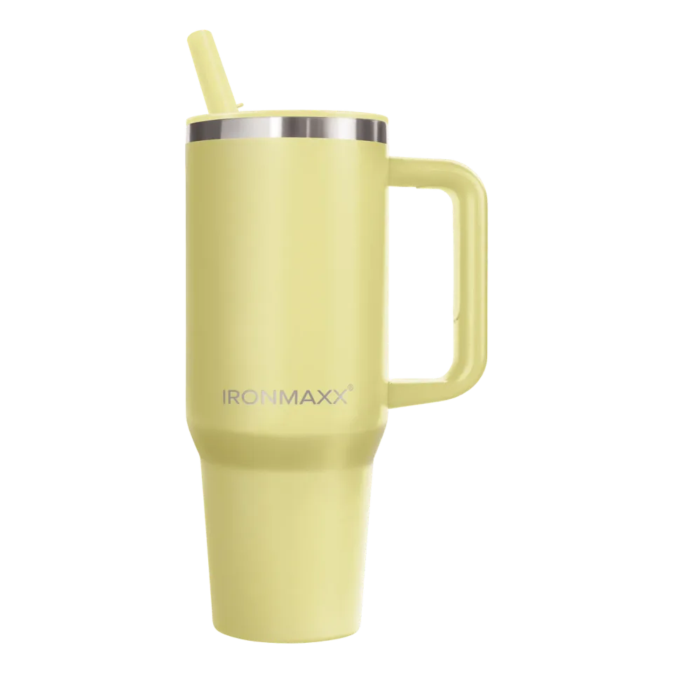 IronMaxx Cup V4.0 Trinkbecher 1200ml Soft Sunrise isoliert