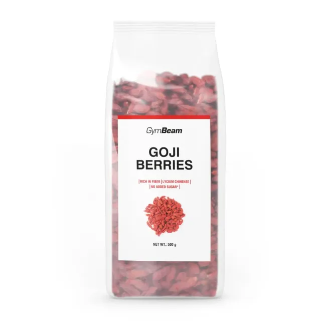 GymBeam Gojibeeren getrocknet 500 g Ballaststoffe
