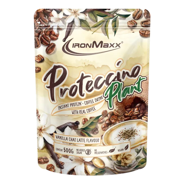 IronMaxx Proteccino Plant Protein Kaffee 500g Vanilla Chai
