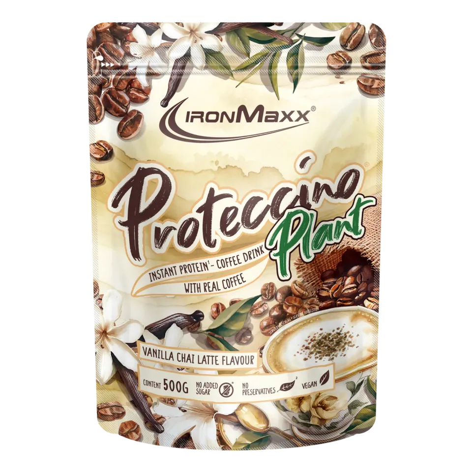 IronMaxx Proteccino Plant Protein Kaffee 500g Vanilla Chai