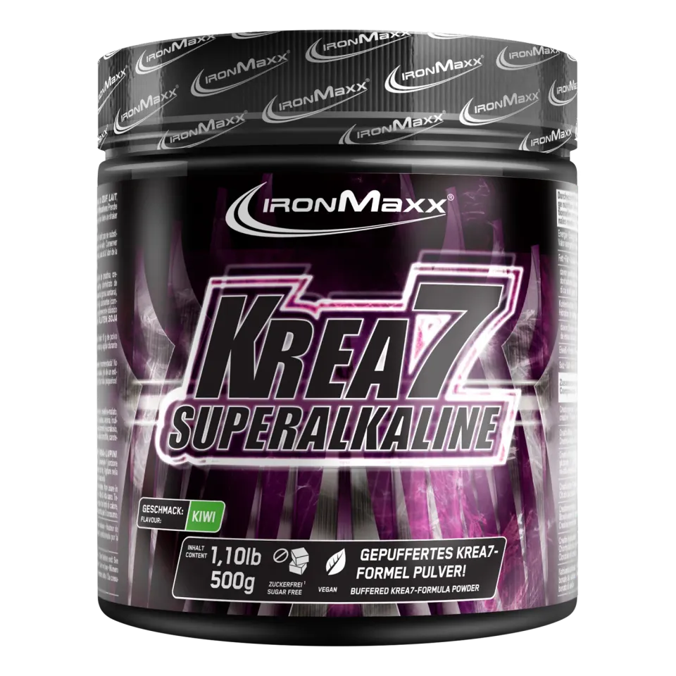 IronMaxx Krea7 Superalkaline Powder 500 g Kiwi Creatin