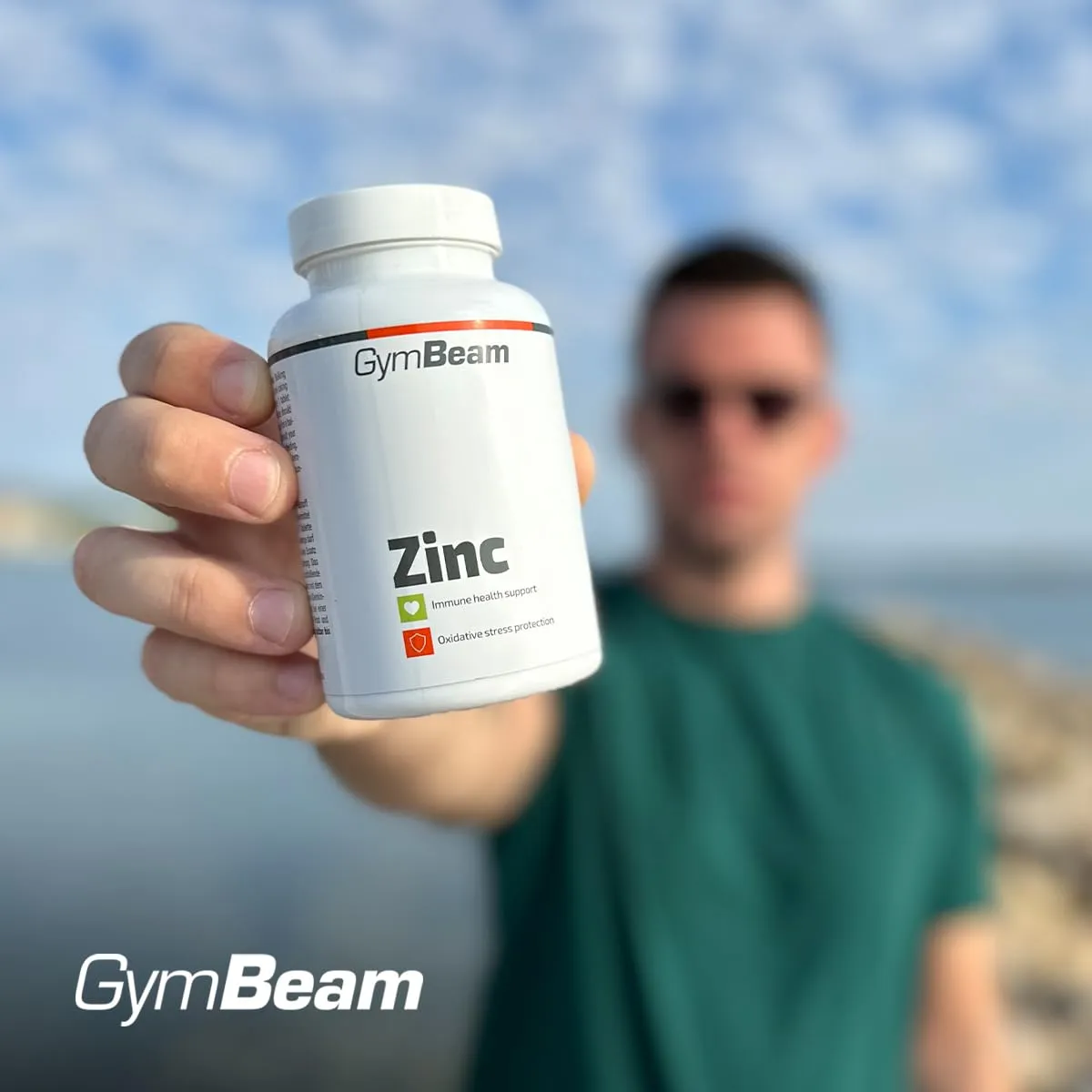GymBeam Zink Tabletten 90 Stück 15mg für Immunsystem