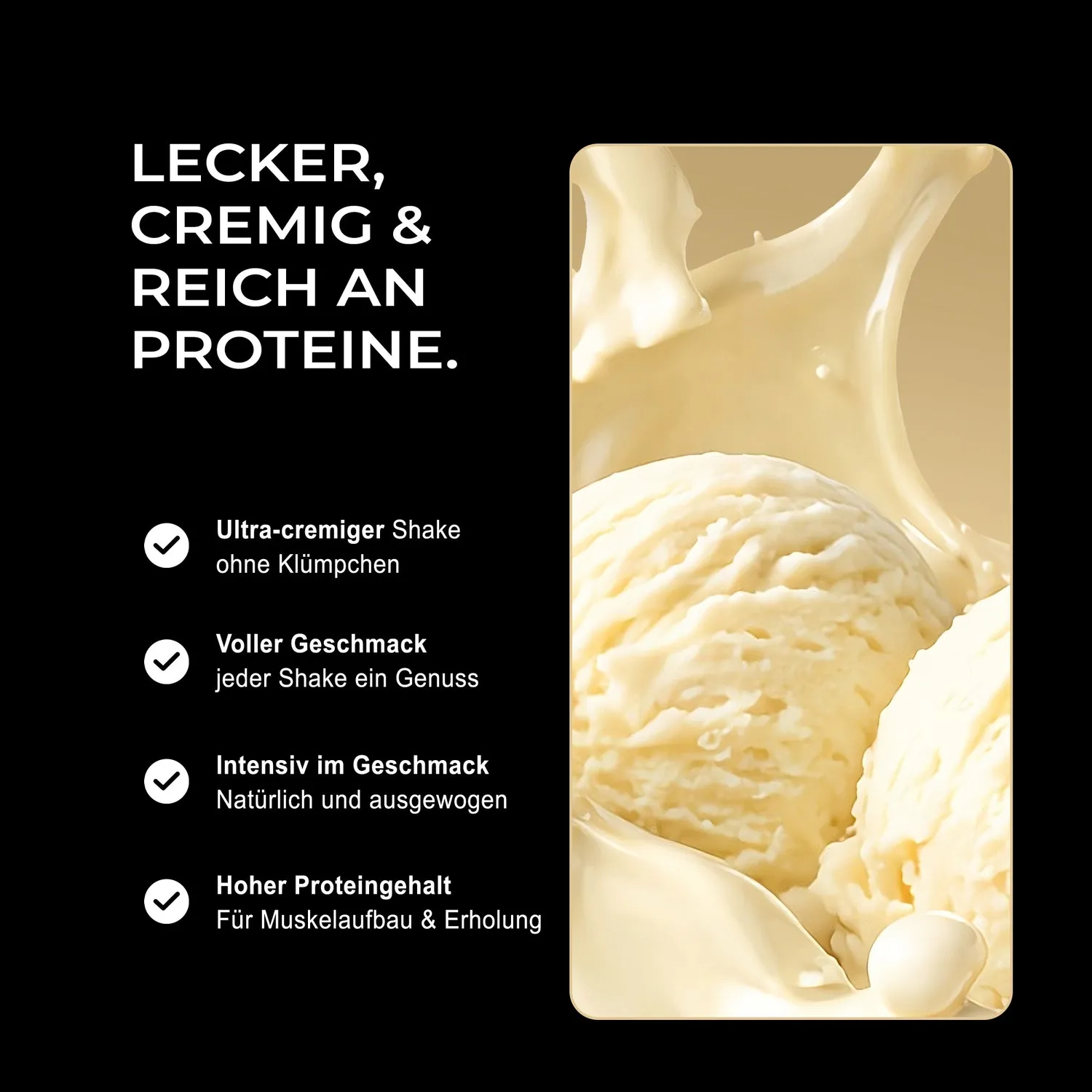 Neosupps Vision Whey Protein Vanilla Cream 750g mit Laktase