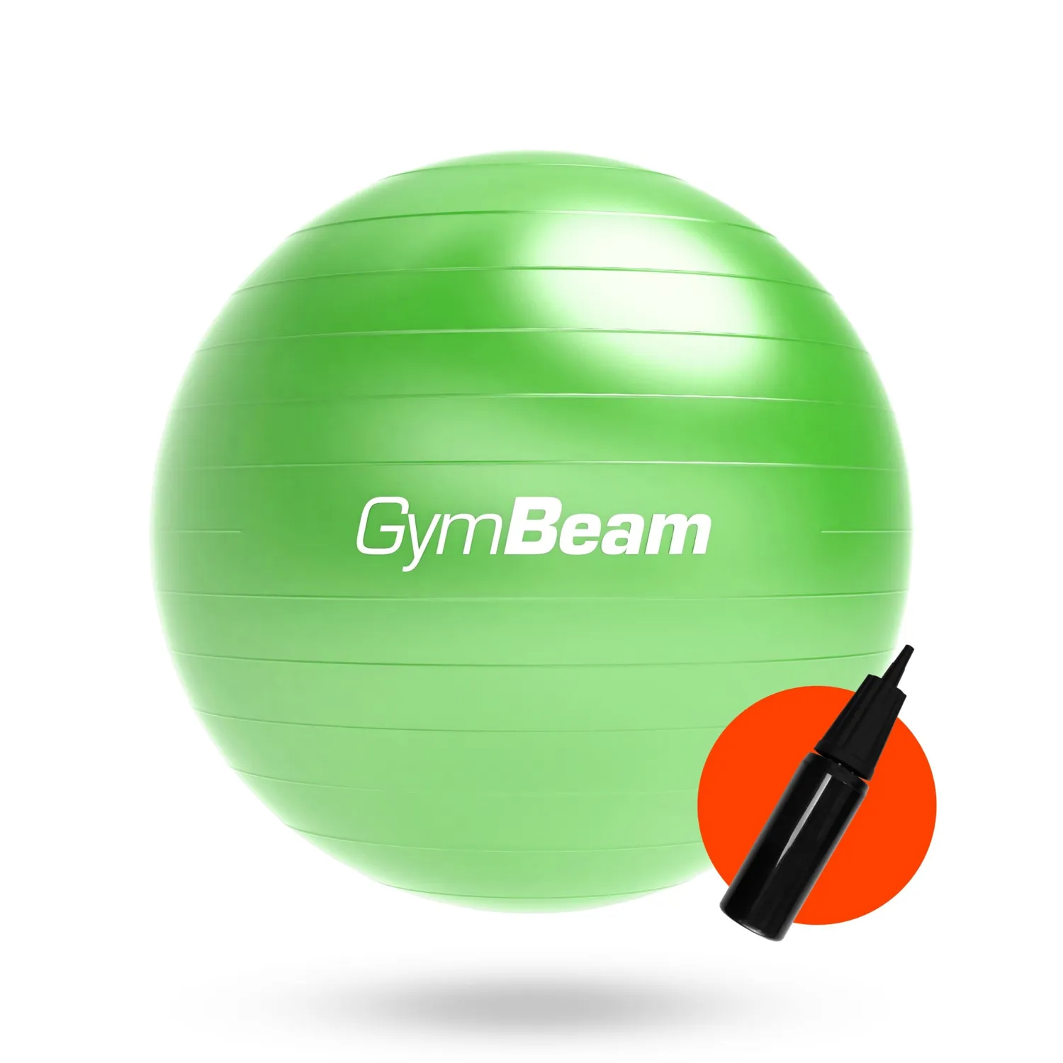 GymBeam Gymnastikball 85cm Sitzball Blau mit Pumpe