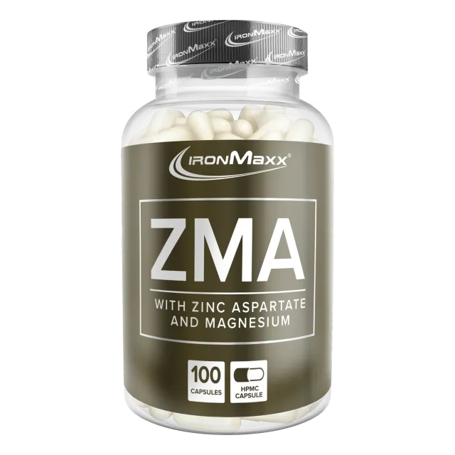 IronMaxx ZMA Zink Magnesium Kapseln 100 Caps B6