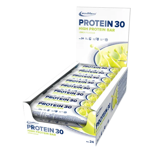IronMaxx Protein 30 Riegel Lemon 24x35g Box