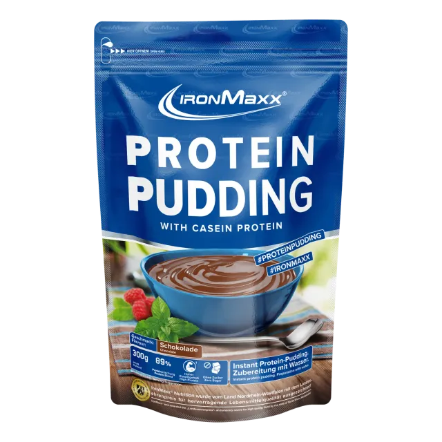 IronMaxx Protein Pudding Puddingpulver 300g Schokolade low carb