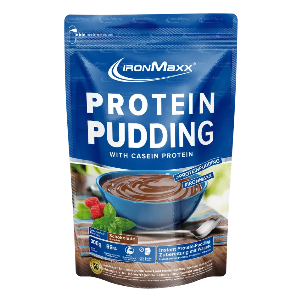 IronMaxx Protein Pudding Puddingpulver 300g Schokolade low carb