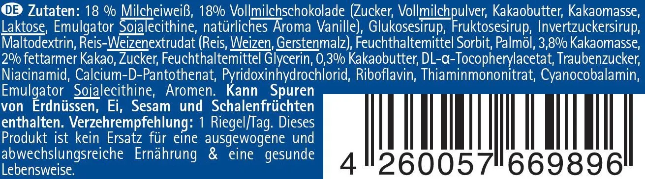 Inkospor Active Fitness Riegel Schokolade 24x35g Protein