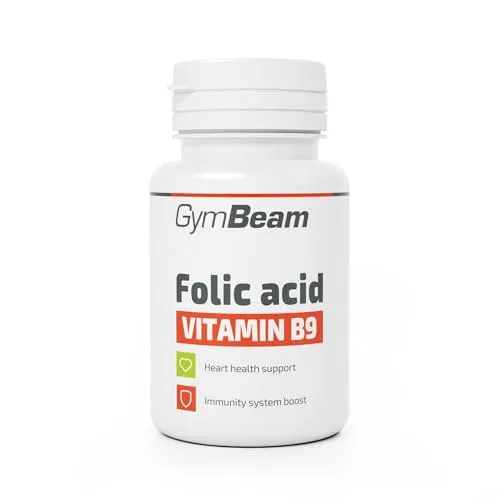 GymBeam Folsäure Vitamin B9 Tabletten 800 µg 90 Stück